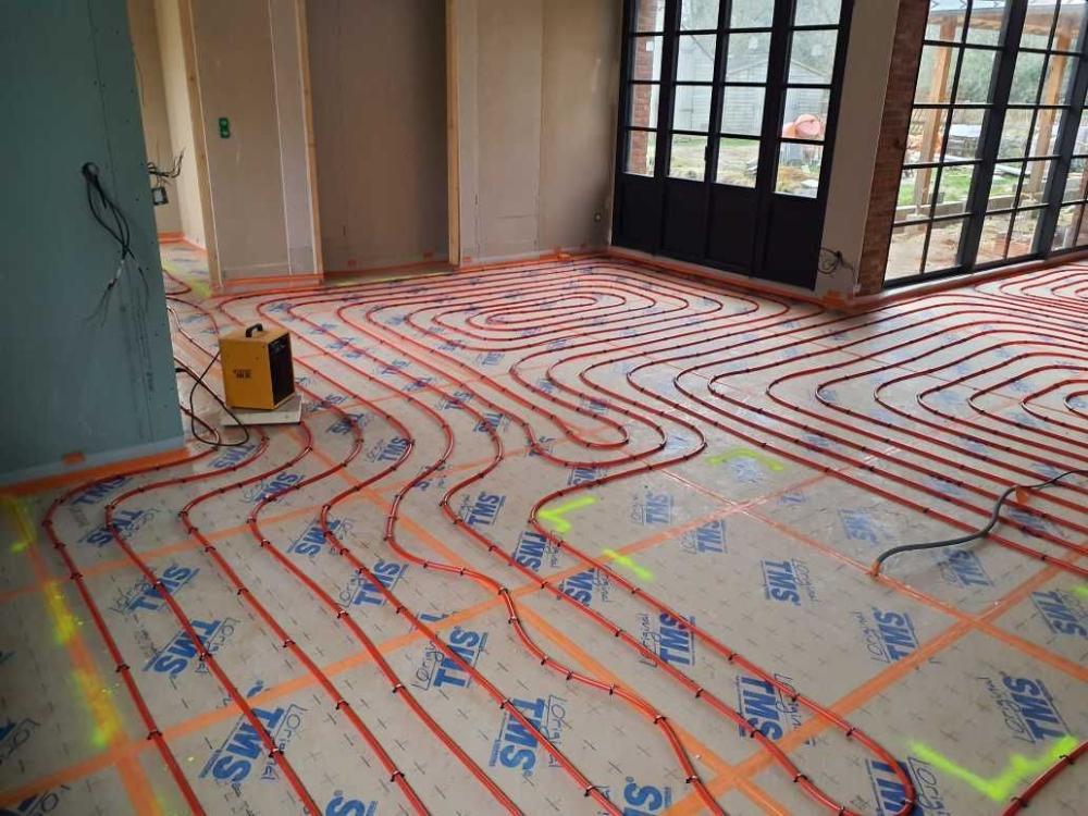 Vue du fonctionnement d’un plancher chauffant (1)